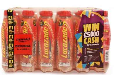 Lucozade Ribena Suntory (LRS) is giving away £5,000 cash to 12 lucky retailers from now until the end of September as part of a new competition rewarding the independent channel.